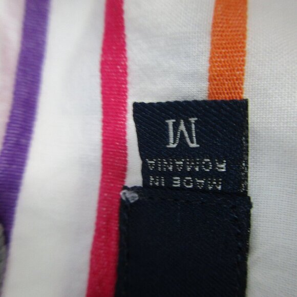 Zegna Sport Shirt Mens M Multi Striped Classic Long Sleeve Collared Button Down - Picture 4 of 8